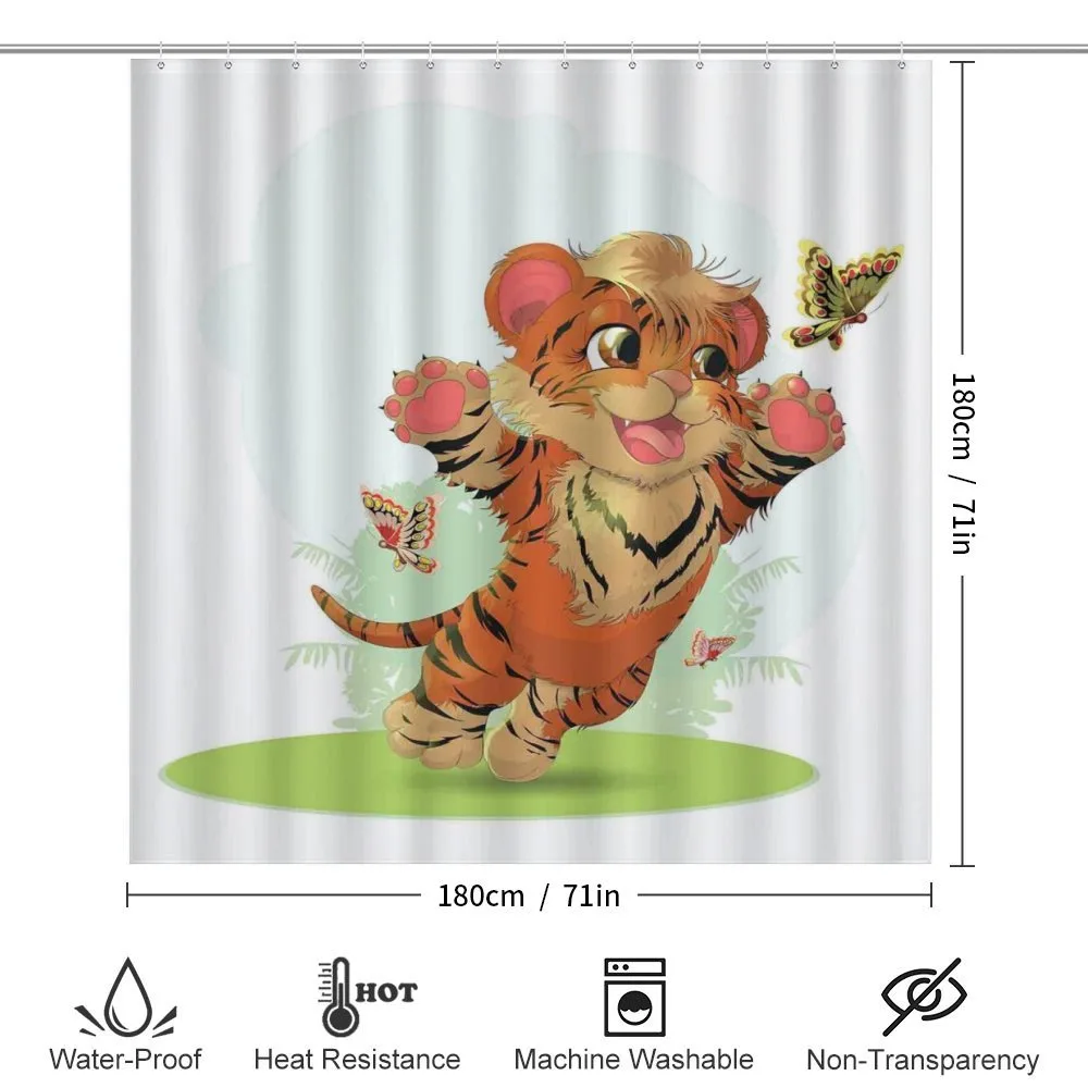Cub with Butterflies — Detail 2
