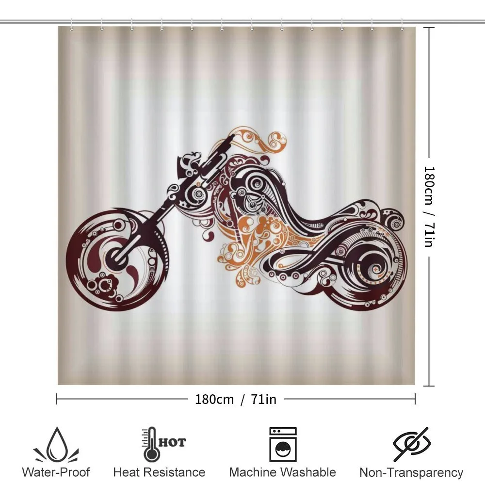 Curvy Floral Bike — Detail 2
