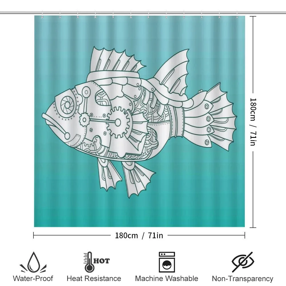 Doodle Mechanic Fish — Detail 2