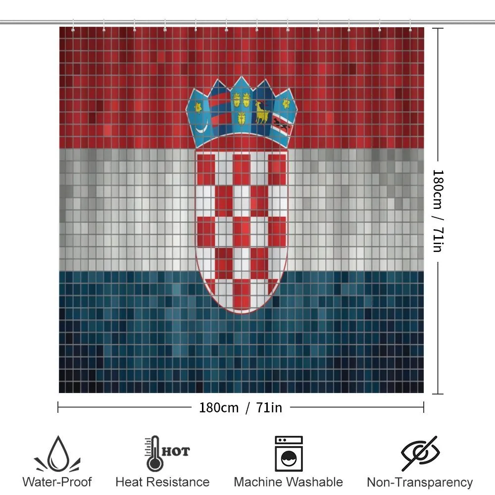 Flag with Mosaic Squares — Detail 2