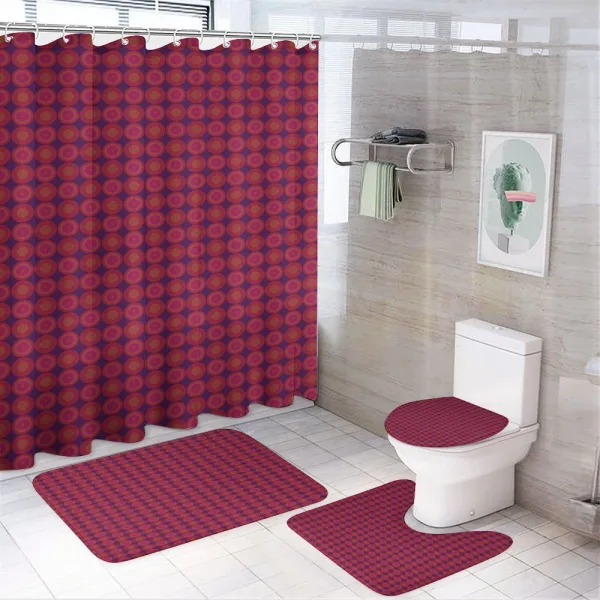 Intense Spiraling on a shower curtain