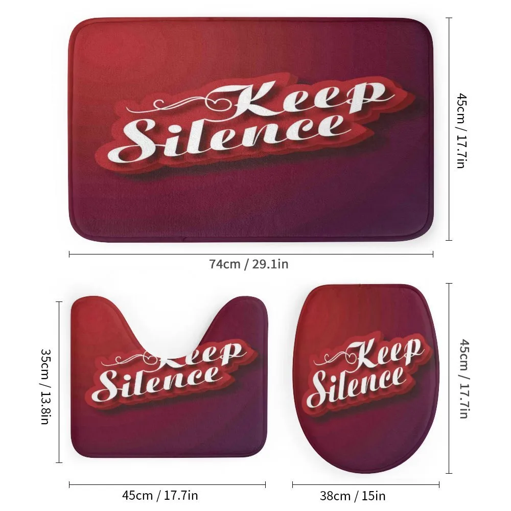 Keep Silence Modern Text — Detail 1