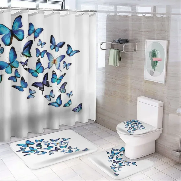 Nature Botanic Spring on a shower curtain