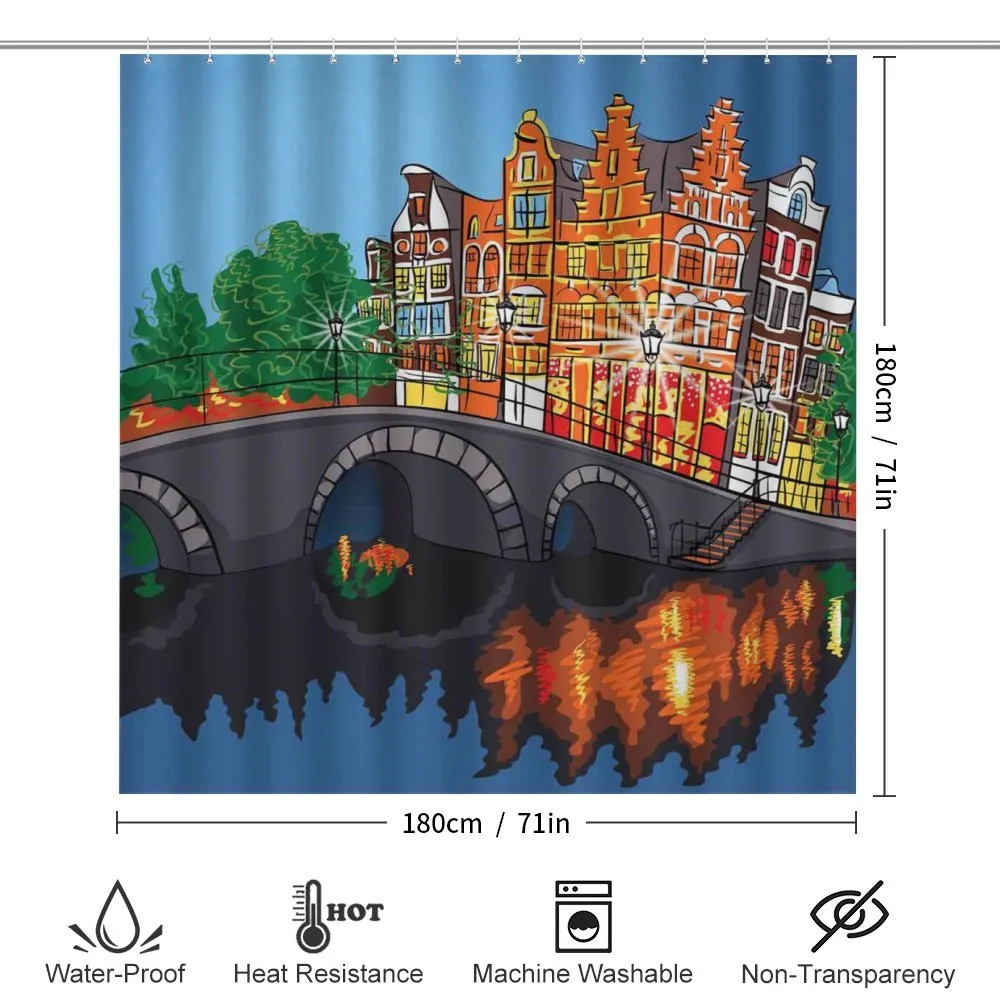 Night City Canal Bridge — Detail 2