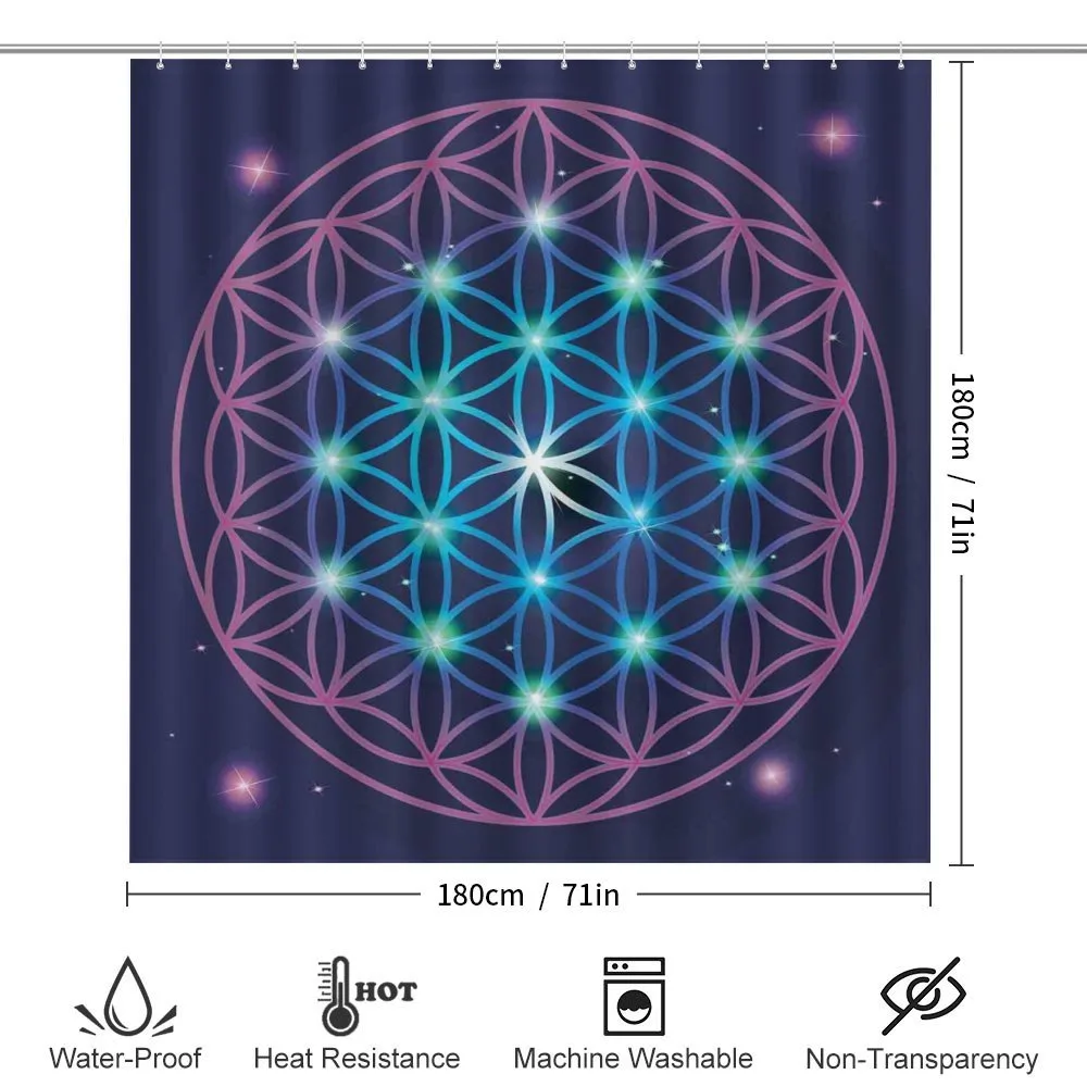 Ombre Flower of Life — Detail 2
