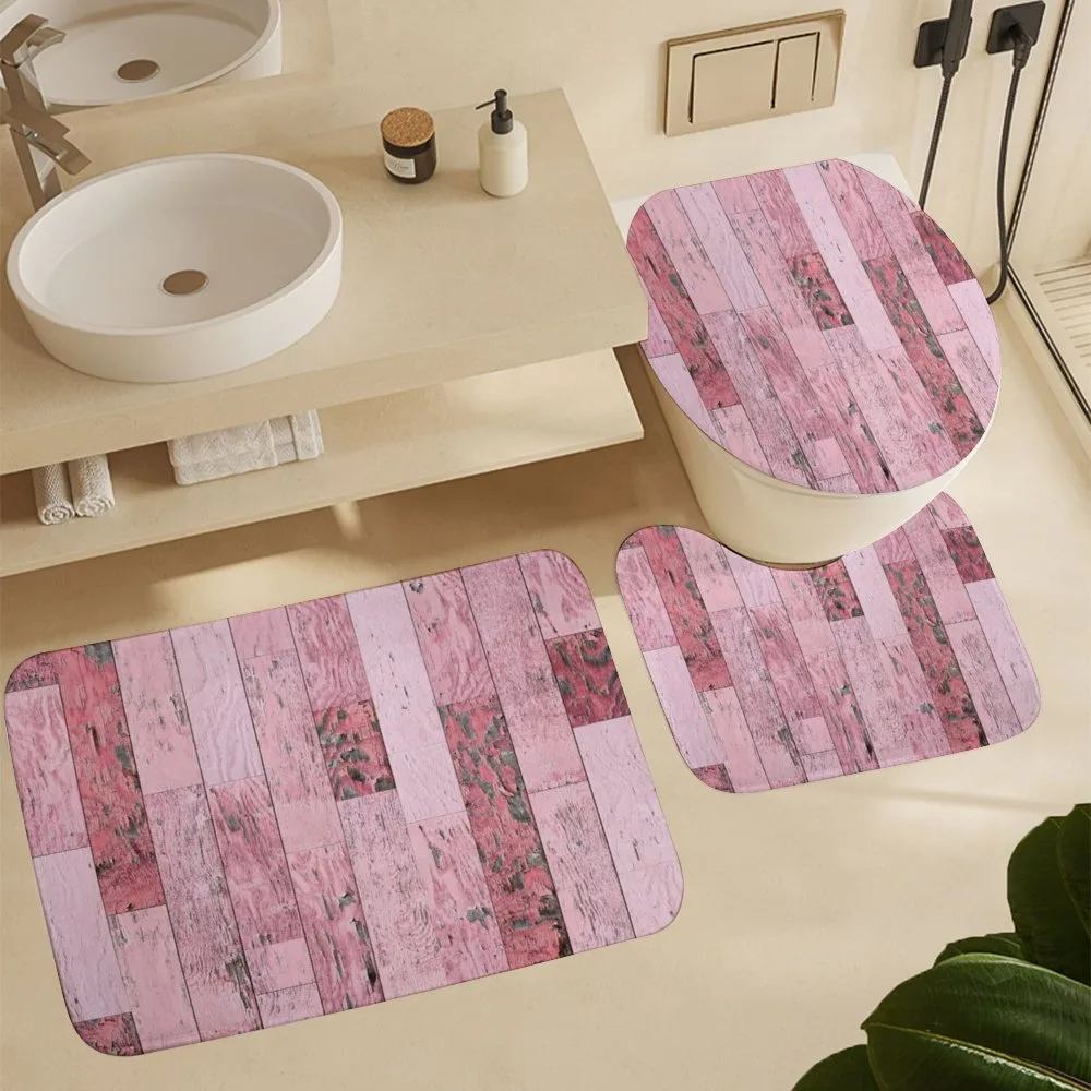 Pink Toned Rustic Planks — Detail 5