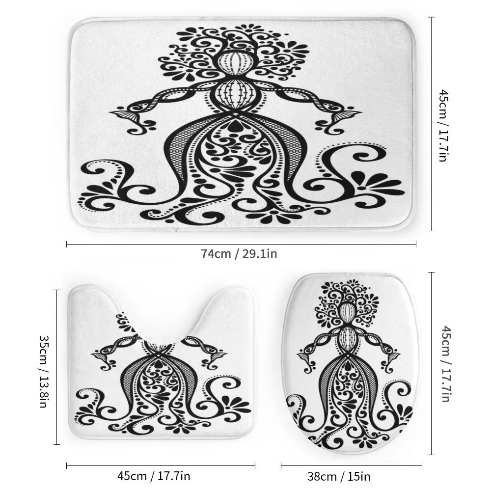 Woman Shape Vintage Ornate — Detail 1