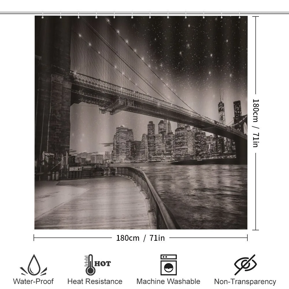 Brooklyn Bridge Night — Detail 2