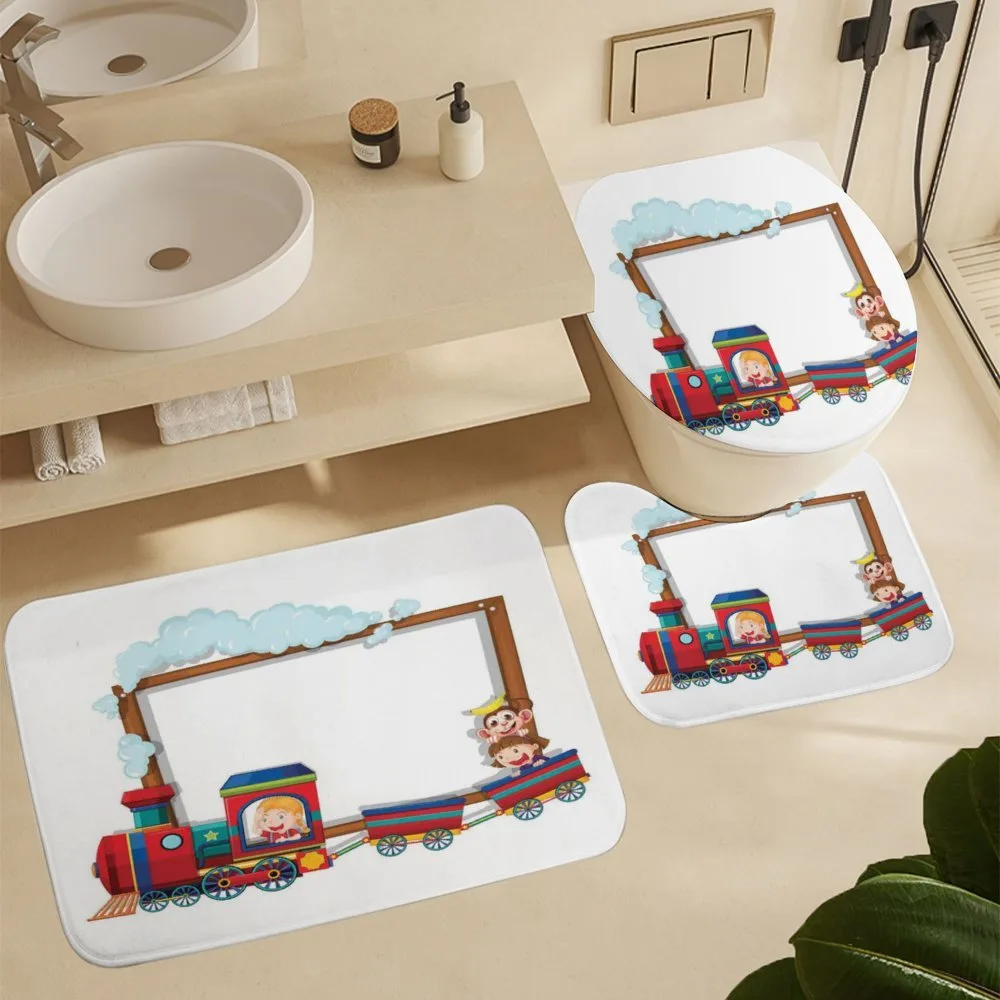 Children on Cartoon Train — Detail 5