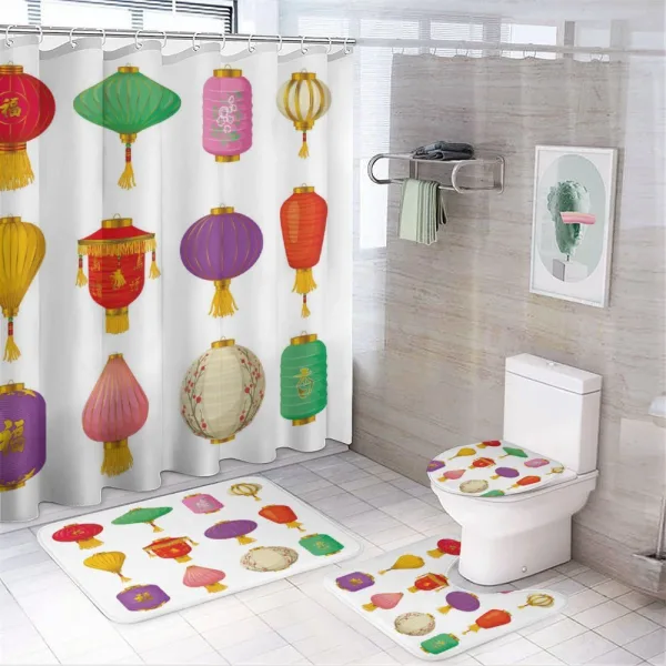 Chinese Celebration on a shower curtain