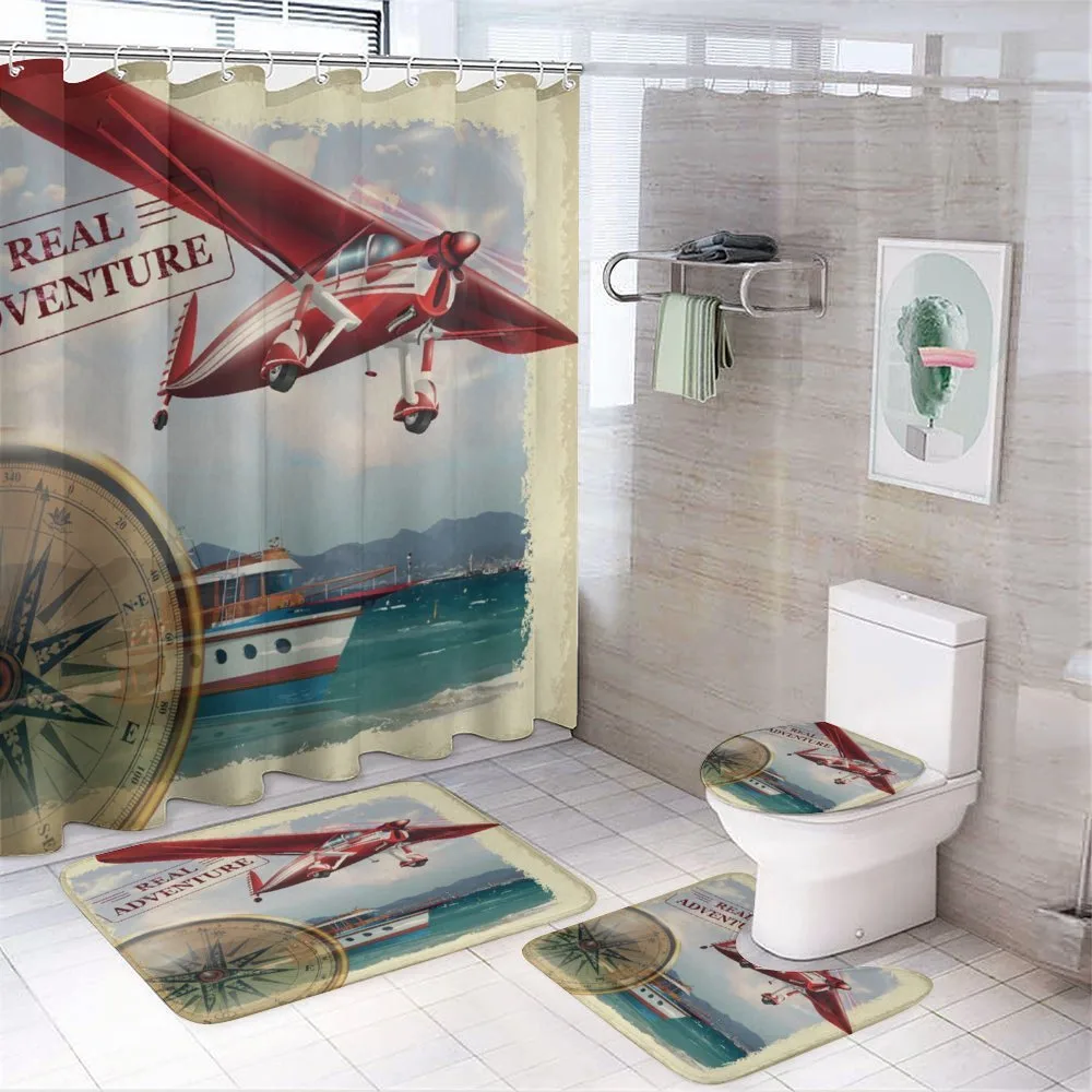 Coastline Red Plane — Your design