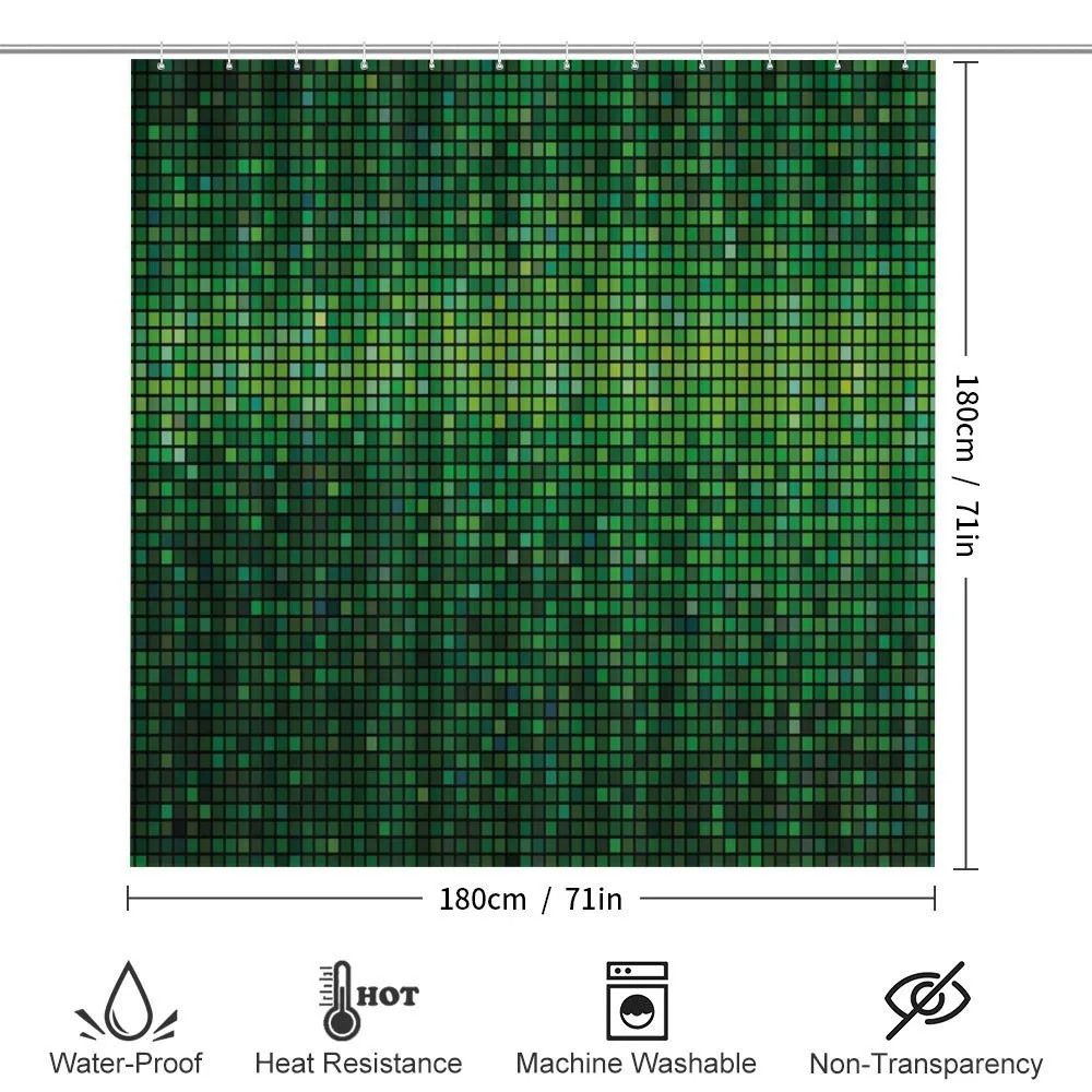 Digital Mosaic Pixel Grid — Detail 2