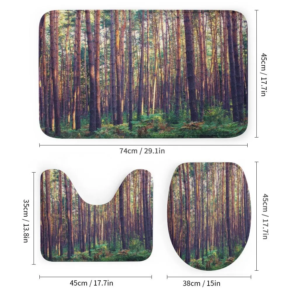 Fall Trees Forest Trunks — Detail 1