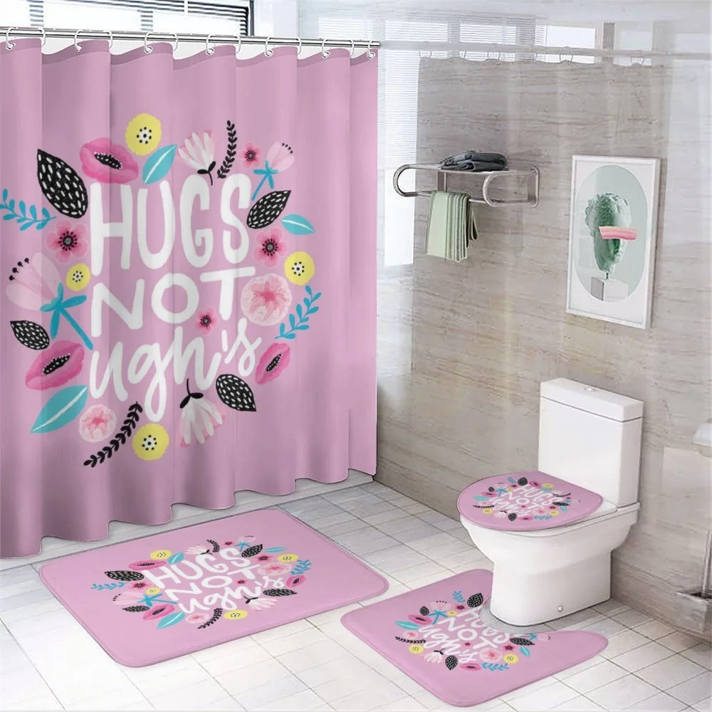 Floral Hugs not Ughs Lettering — Your design