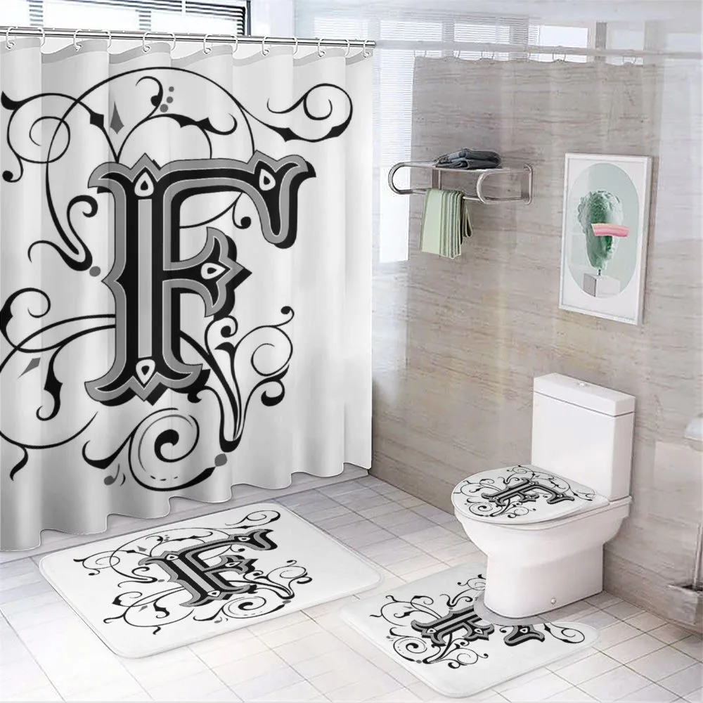 Floral Vintage Large F — Your design