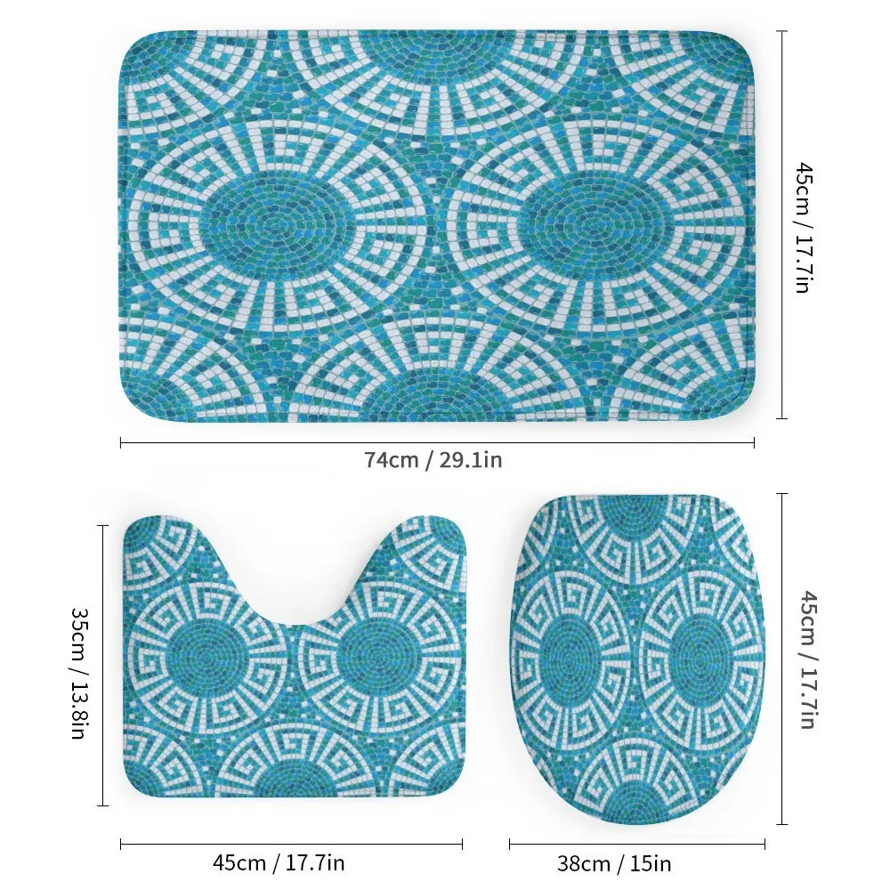 Greek Meander Mosaic Tile — Detail 1