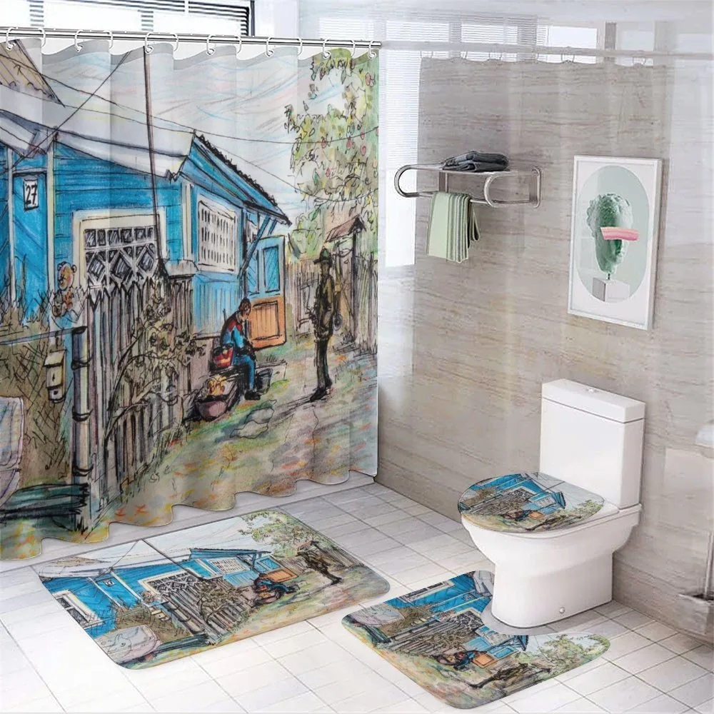 Hand Drawn Humans and House — Your design
