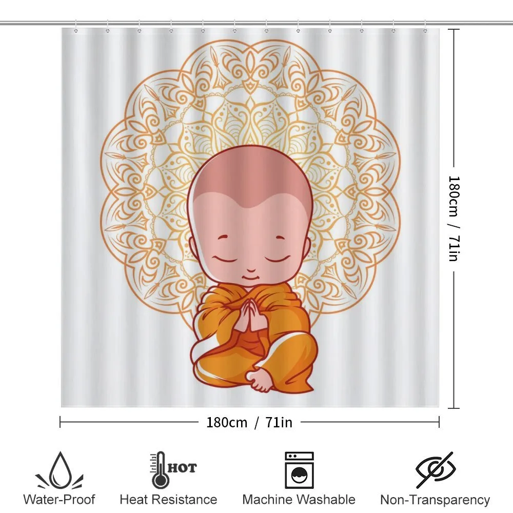 Little Meditating Monk — Detail 2