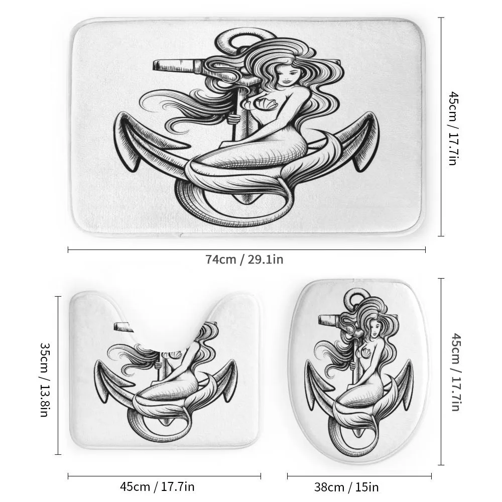 Long Haired Siren Design — Detail 1