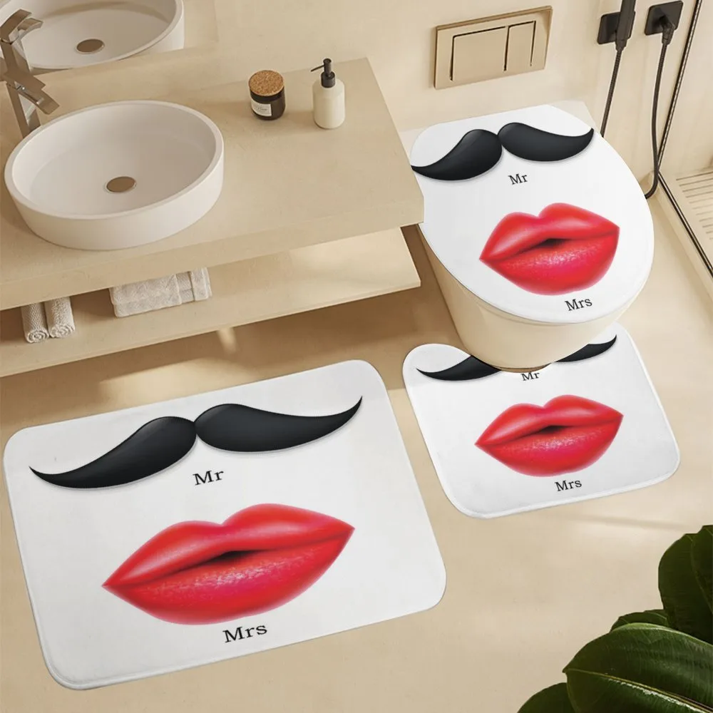 Mustache with Lips Motifs — Detail 5
