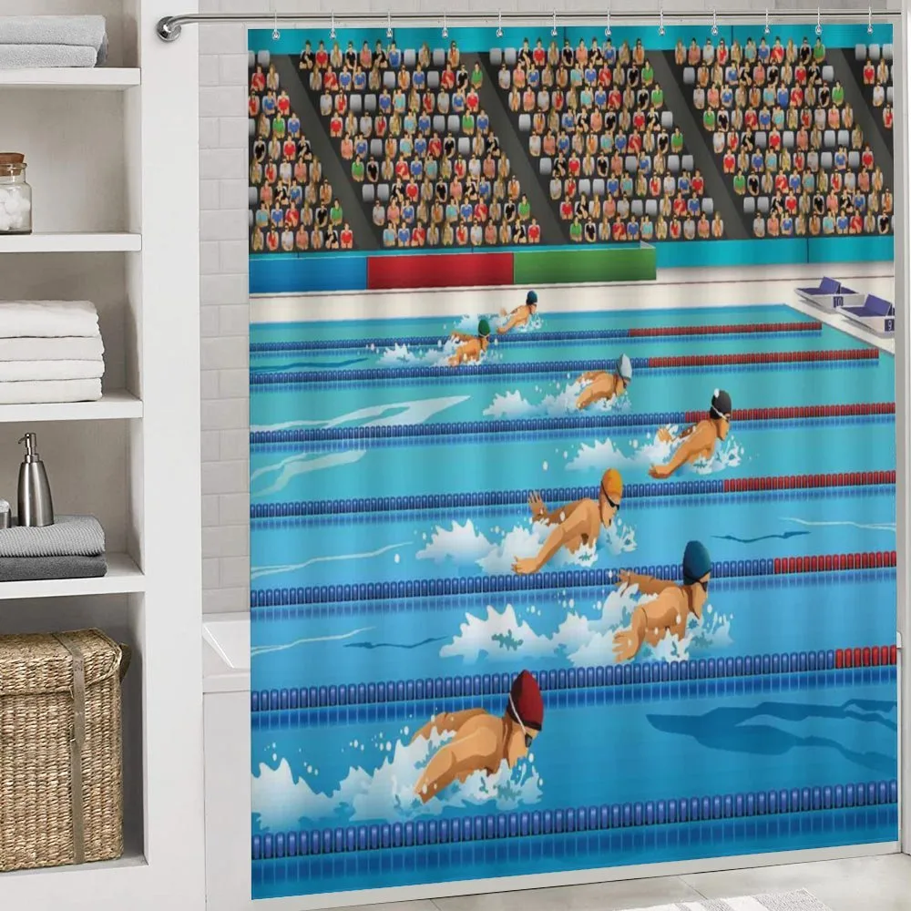 Olympics Swimming Race — Detail 4