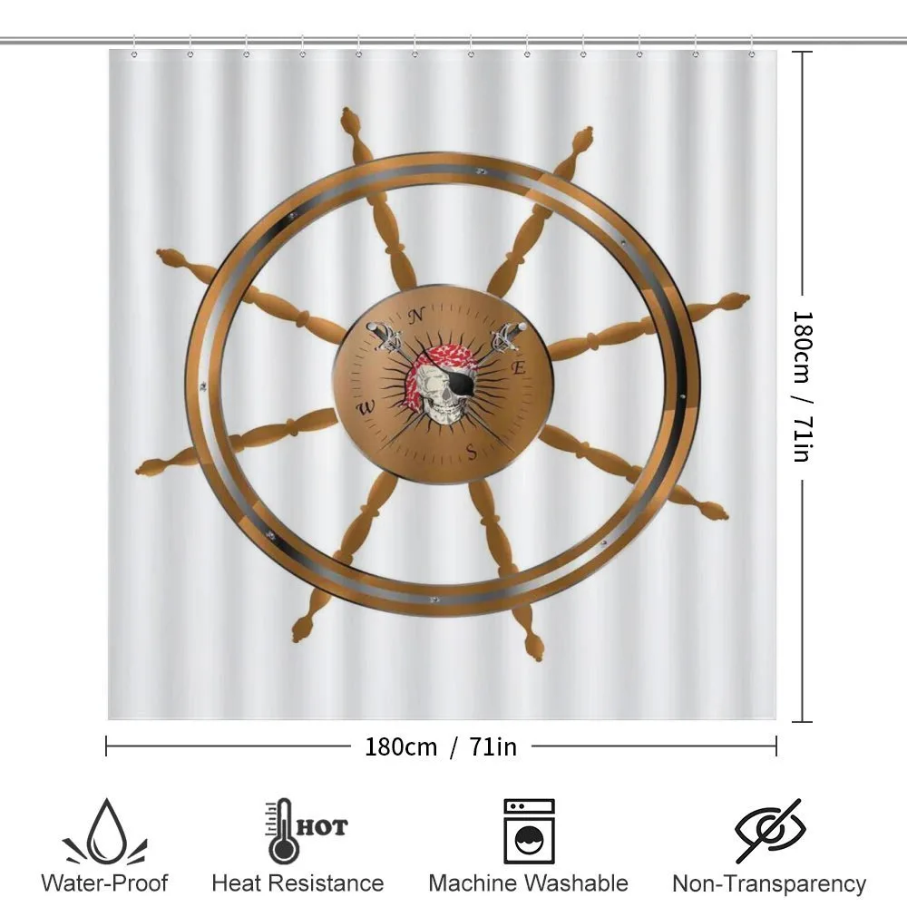 Pirate Sea Ship Wheel — Detail 2
