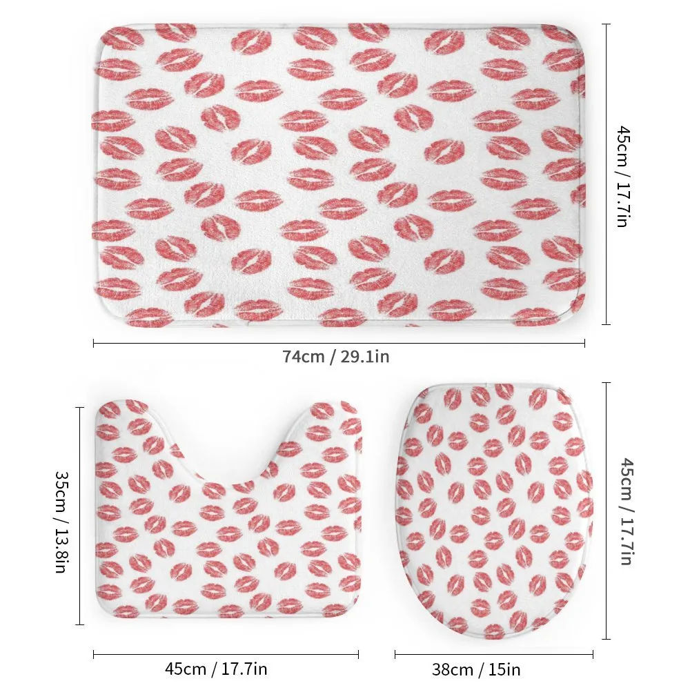 Red Lipsticks Kiss Marks — Detail 1