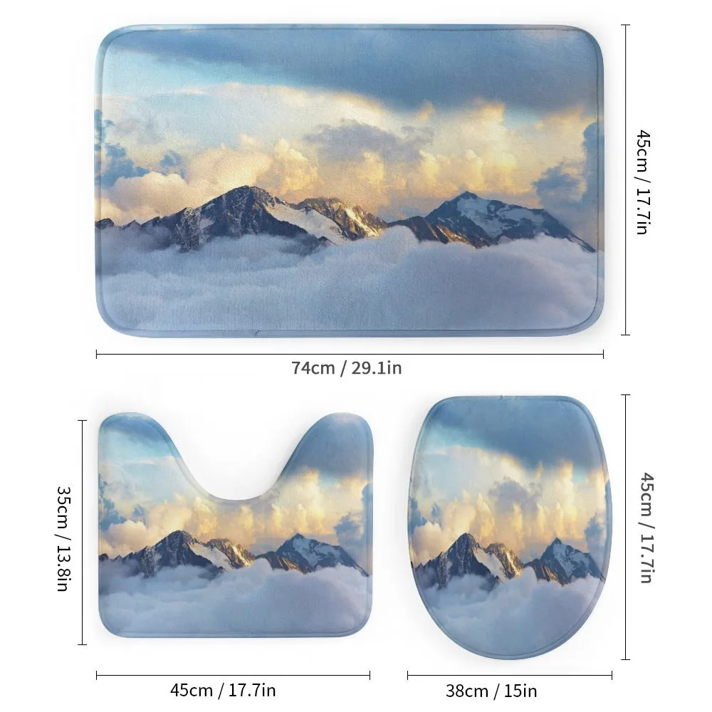 Snowy and Cloudy Peak — Detail 1