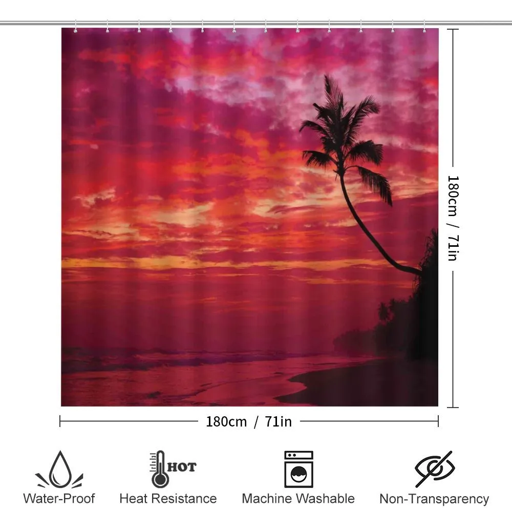 Tropical Island Beach Palms — Detail 2