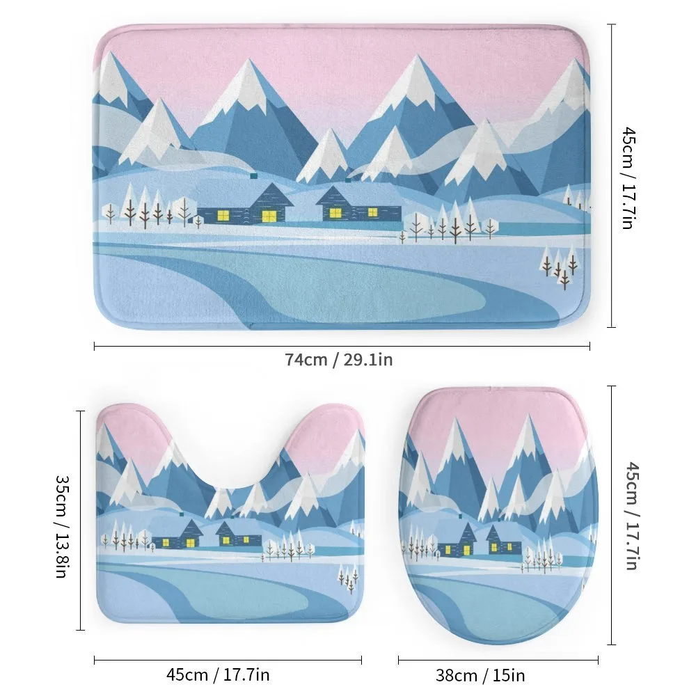 Winter Landscape Cottages — Detail 1