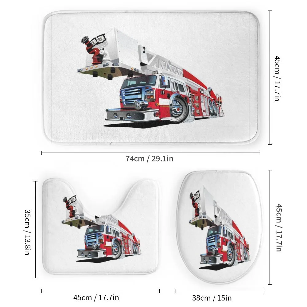 911 Emergency Firetruck — Detail 1