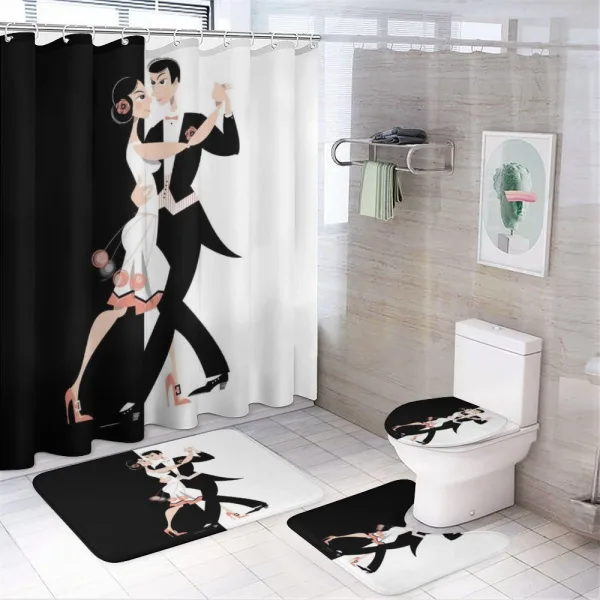 Dancing Couple on a shower curtain
