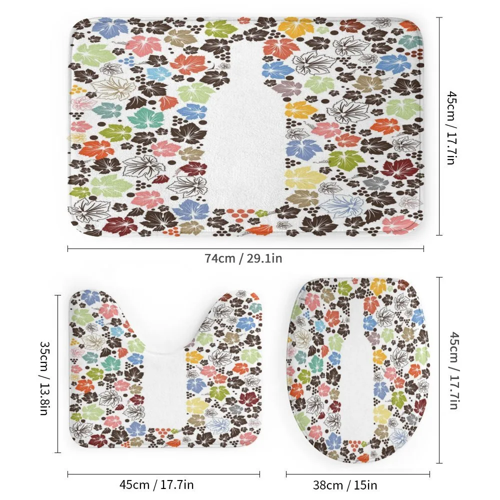 Fallen Leaves Dots Bottle — Detail 1