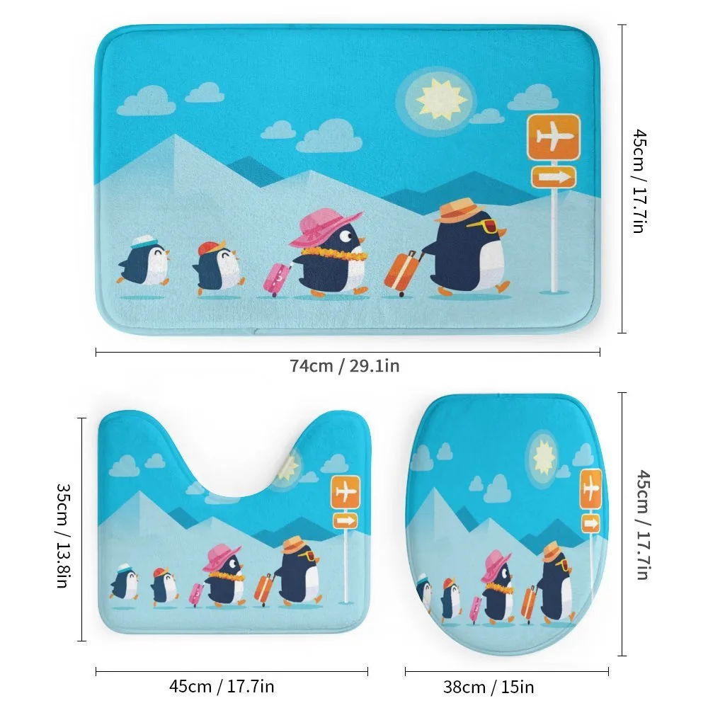 Funny Penguin Family Trip — Detail 1