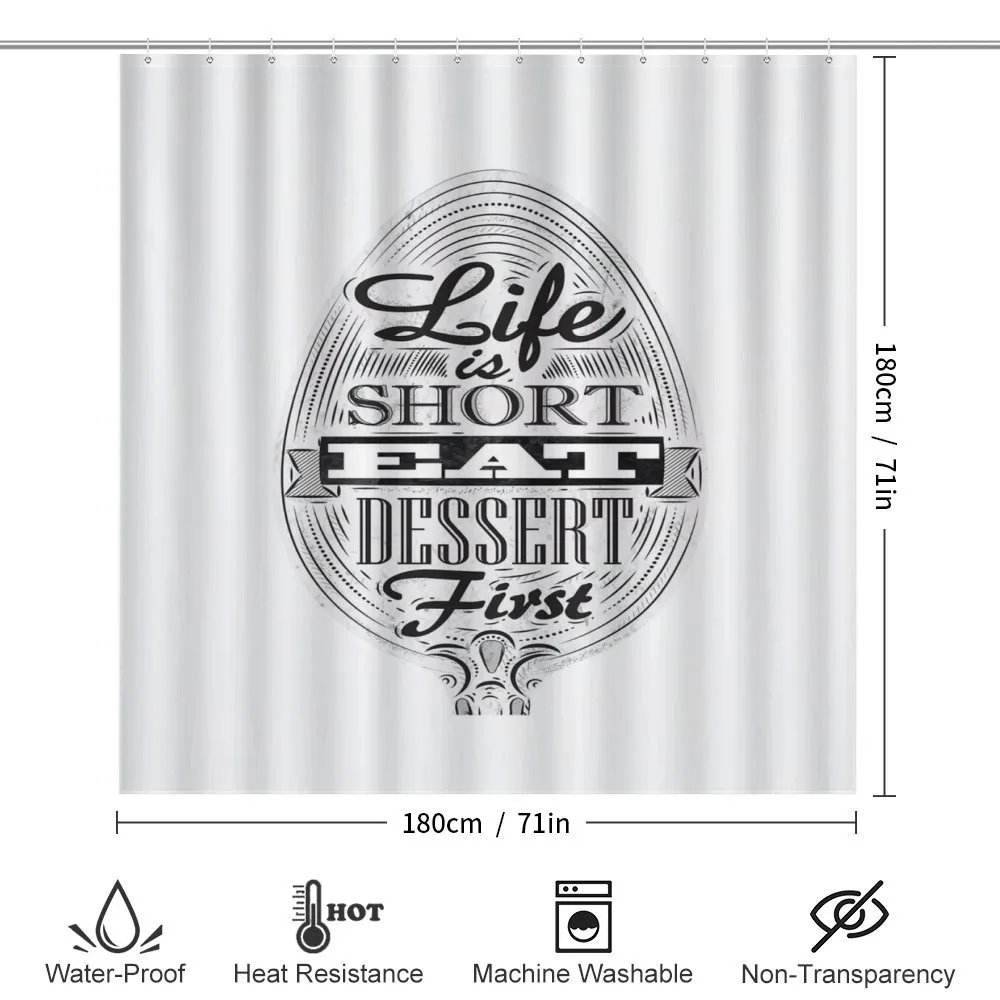 Retro Eat Dessert on Spoon — Detail 2
