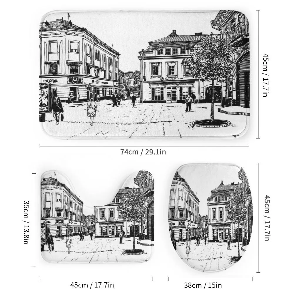 Retro Street Sketch Art — Detail 1