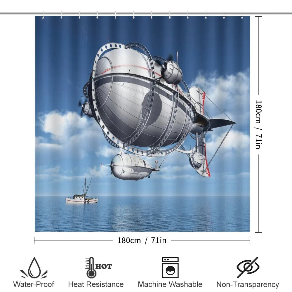 Sea Flying Cloudy Sky — Detail 2