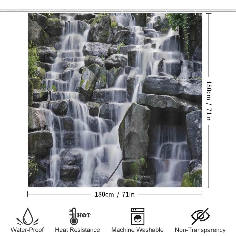 Stream on Rock Nature — Detail 2