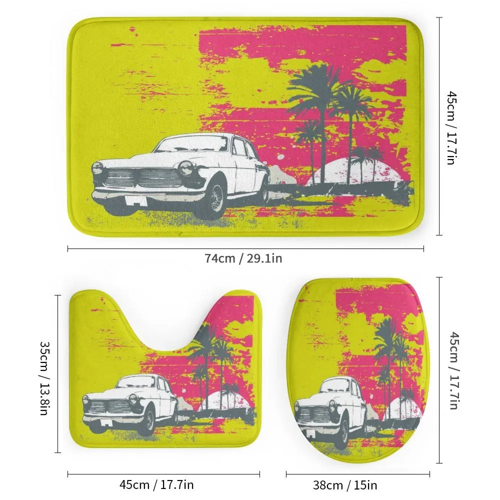 Vintage Cars with Palms — Detail 1
