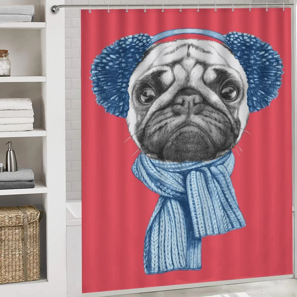 Winter Dog with Earmuffs — Detail 4