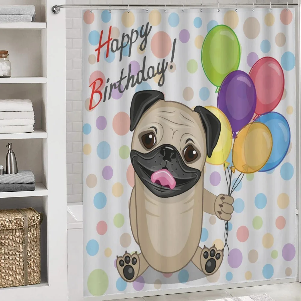 Birthday Pug Dog — Detail 4