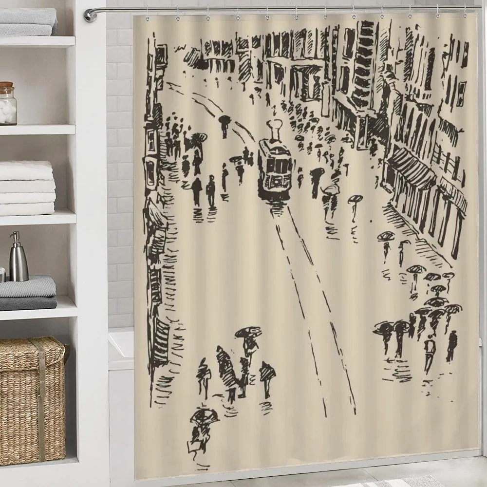 Cityscape Sketch Art — Detail 4