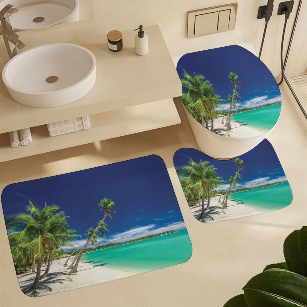 Exotic Beach and Coconut Trees — Detail 5