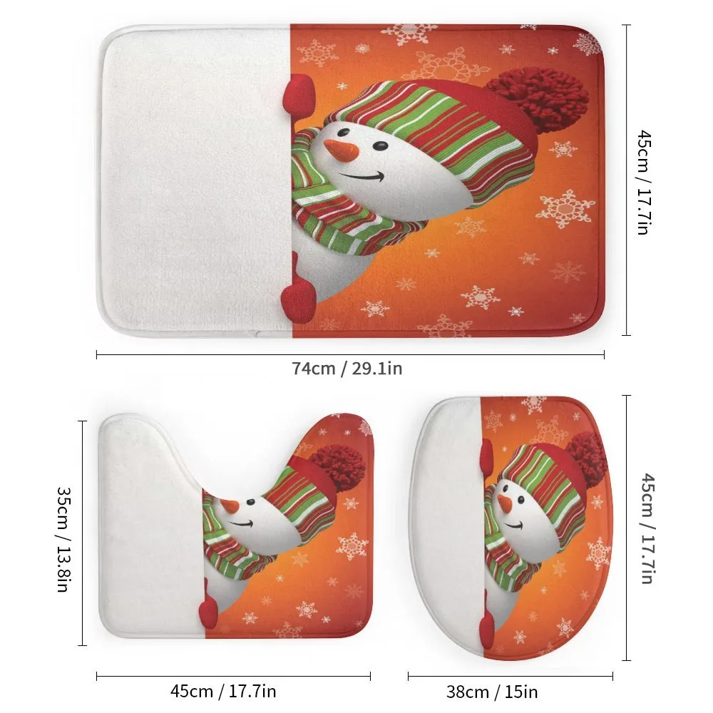 Funny Snowman Santa — Detail 1