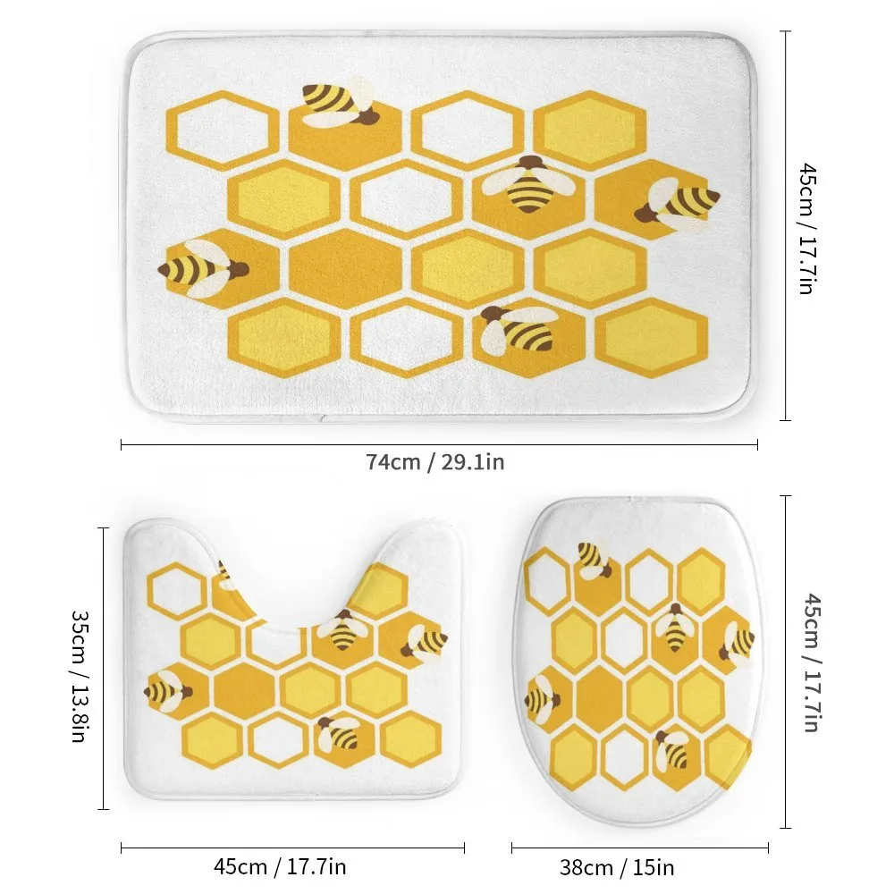 Geometric Honeycomb Bees — Detail 1