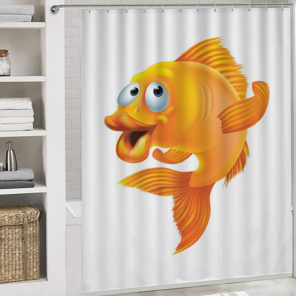 Happy Playful Goldfish — Detail 4