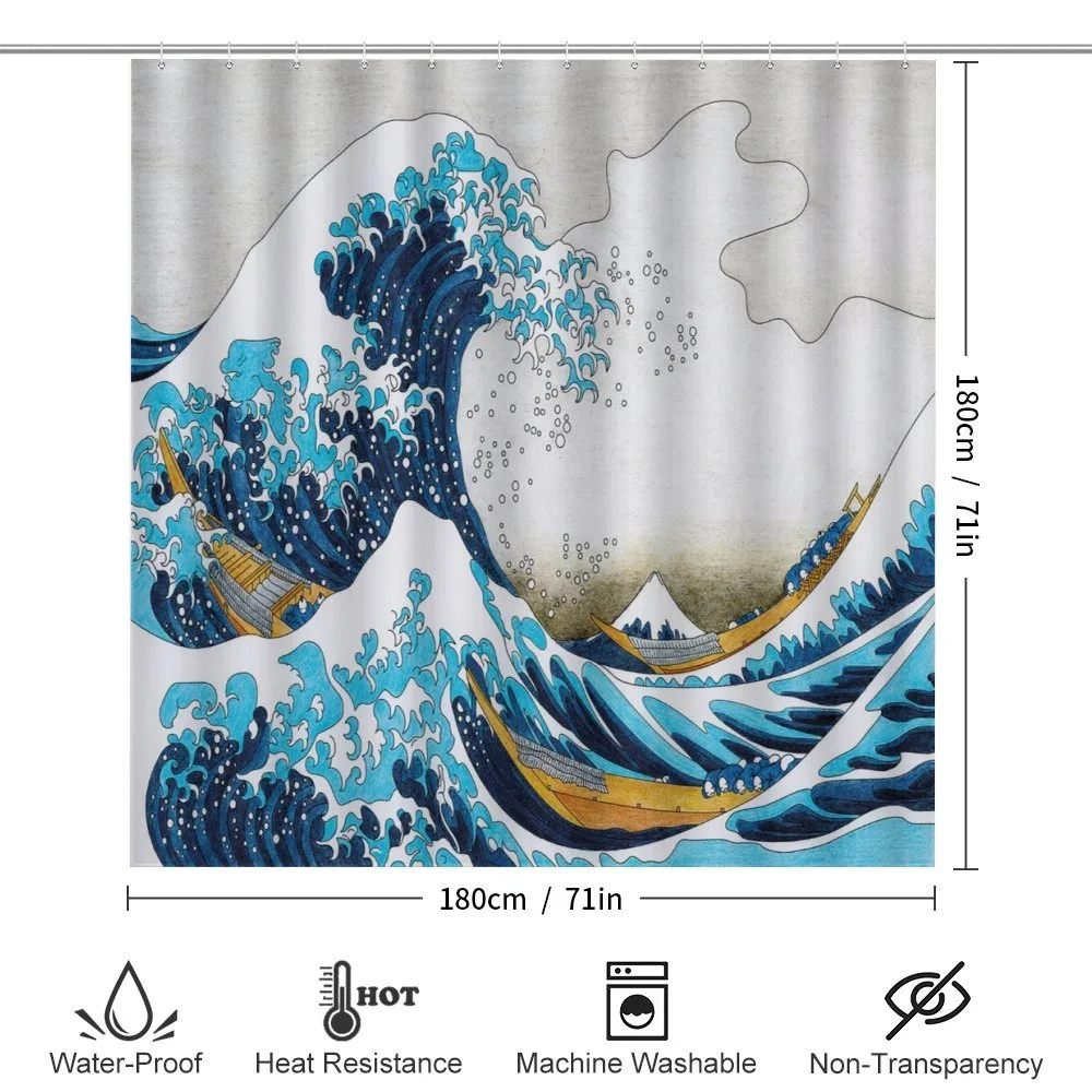 Oceanic Wave of Kanagawa — Detail 2