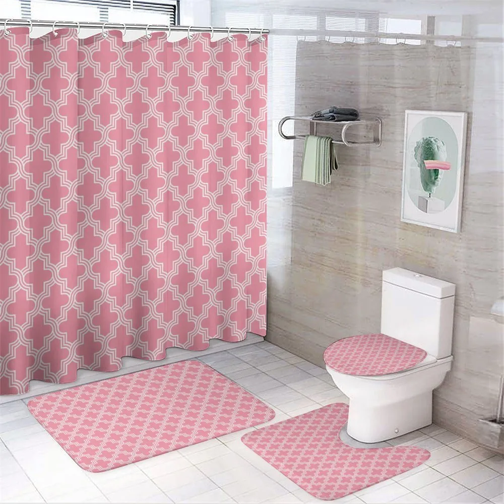 Ornate Curve on Pink — Your design