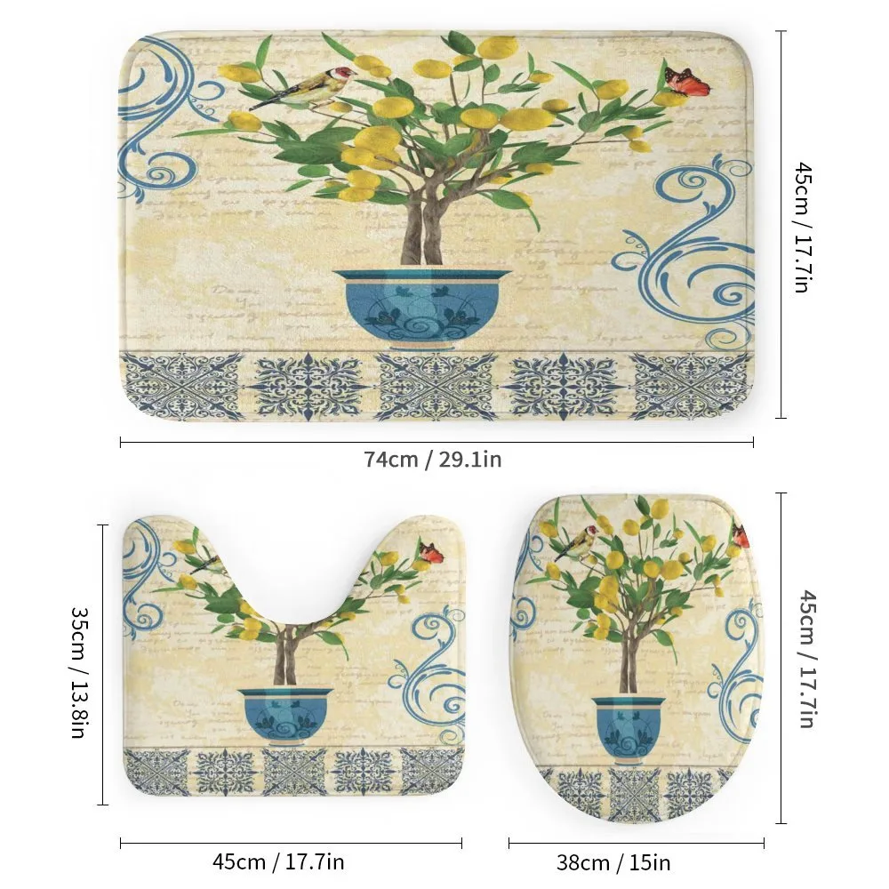Retro Style Lemon Tree — Detail 1