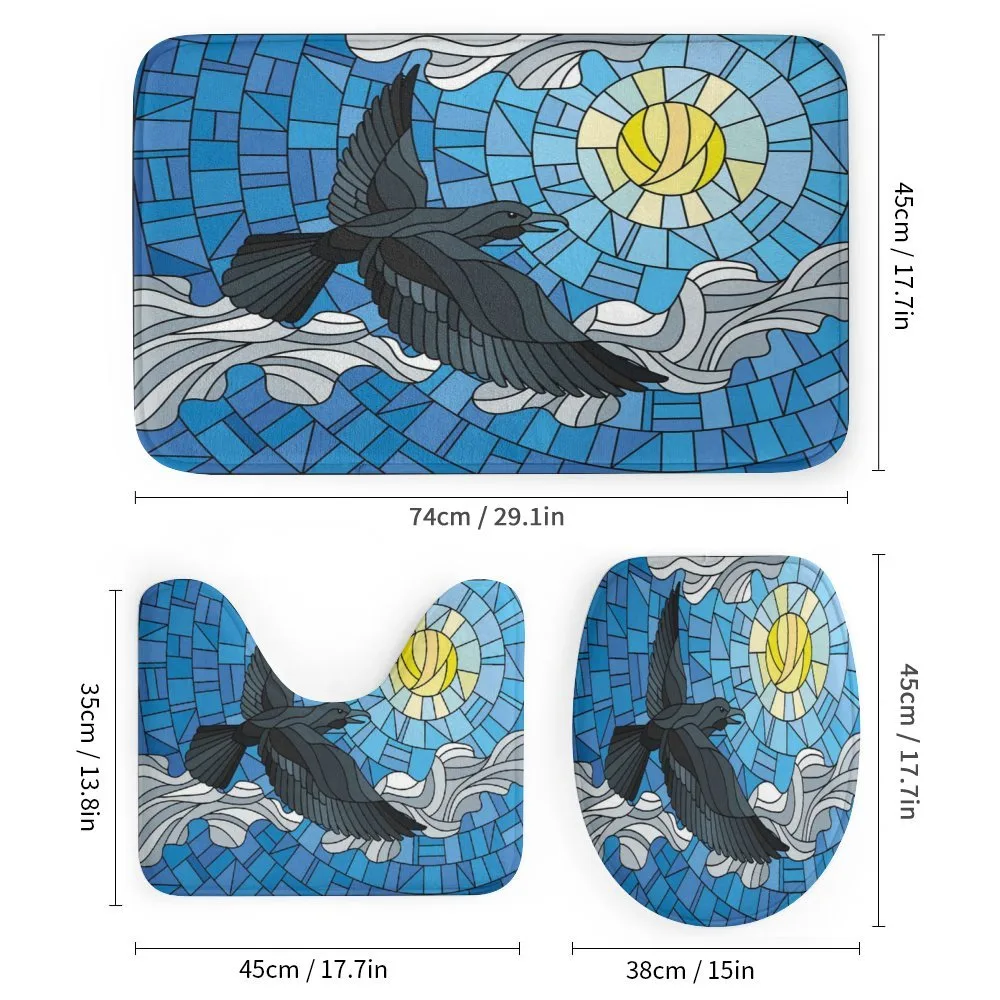 Stained Glass Bird Sky — Detail 1